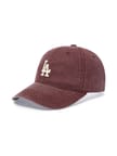 ベーシック ウォッシュド アンストラクチャード キャップ LA ダークワイン 画像 1