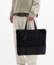 デュアルトップ キャンバス トートバッグ ブラック 画像 5