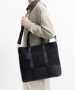 デュアルトップ キャンバス トートバッグ ブラック 画像 4