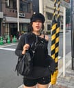 ベルテッド ウォッシュド レザーバッグ ブラック 画像 4