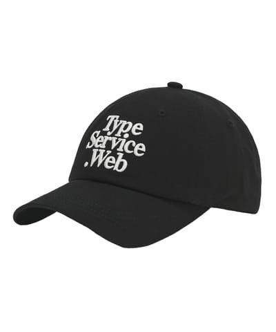 Typeservice ウェブ キャップ ブラック