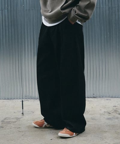 GAKKAI UNIONS ベーシックワイドデニムパンツ ブラック | 近くのユニオンズ
