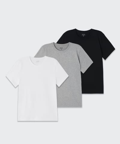 MUSINSA STANDARD MUSINSA STANDARD ベーシック クルーネック Tシャツ 3パック