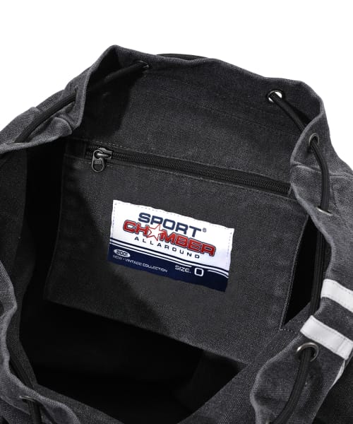 スポーティ ナップサック チャコール 画像 6