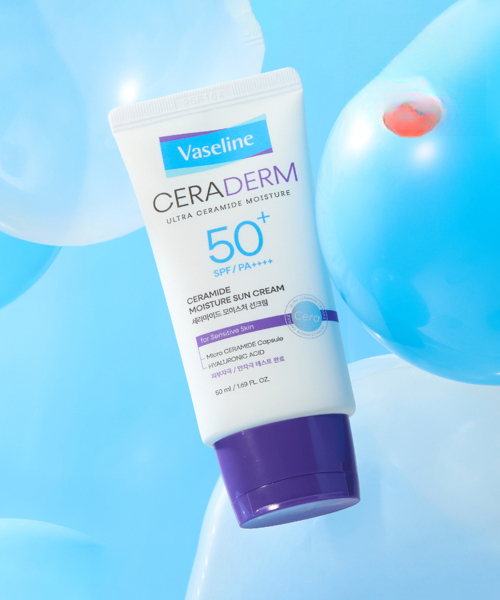 セラダーム モイスチャー 低刺激日焼け止めクリーム 50ml