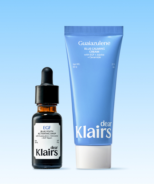 KLAIRS Blue Drop + Blue Cream 60ml 2-Piece Set