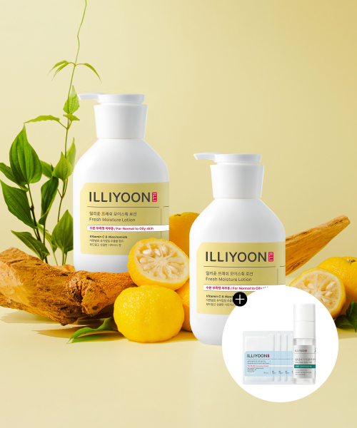 illiyoon 프레쉬모이스춰 바디로션 350ml 2입