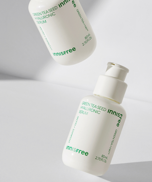 INNISFREE [1+1] グリーンティー シード ヒアルロン酸 セラム 80mL + 80mL(リフィル) + 15mL 2個 image 3