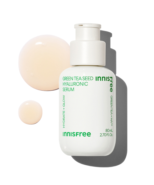 INNISFREE [1+1] グリーンティー シード ヒアルロン酸 セラム 80mL + 80mL(リフィル) + 15mL 2個