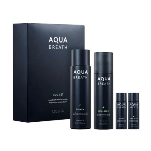MISSHA เซ็ตสกินแคร์สำหรับผู้ชาย For Men Aqua Breath 2 ชิ้น รูปภาพ 2