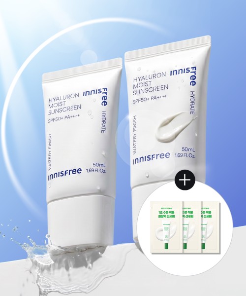 INNISFREE ヒアルロン 水分 サンクリーム SPF50+ PA4+ 50mL 2個