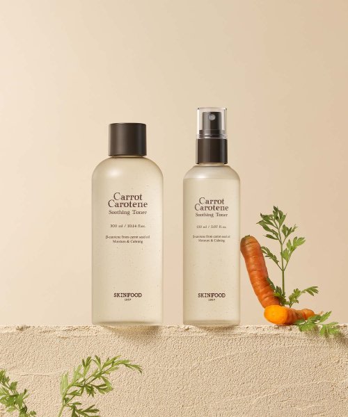 SKINFOOD [企画セット] キャロット スージング トナー 300ml+150ml ミストタイプ image 2