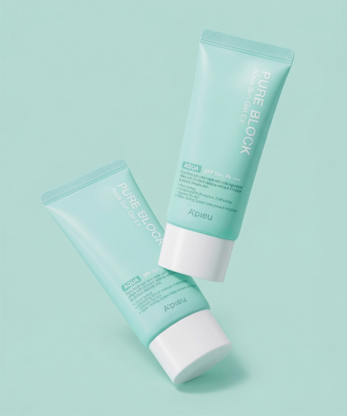 APIEU 【2入組】Pure Block Aqua Sun Gel EX 防曬凝膠 50ml