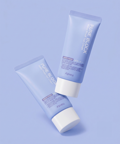 APIEU 【2入組】Pure Block Natural Waterproof 防水防曬乳 50ml