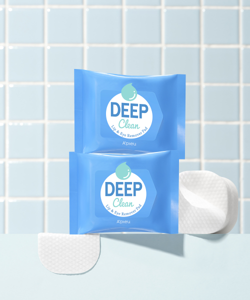 APIEU 【2入組】Deep Clean Lip & Eye Remover 眼唇卸妝棉 20片