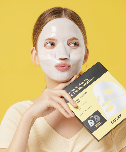 COSRX Advanced Snail Mucin Glass Glow Hydrogel Mask 3 Sheets image 2