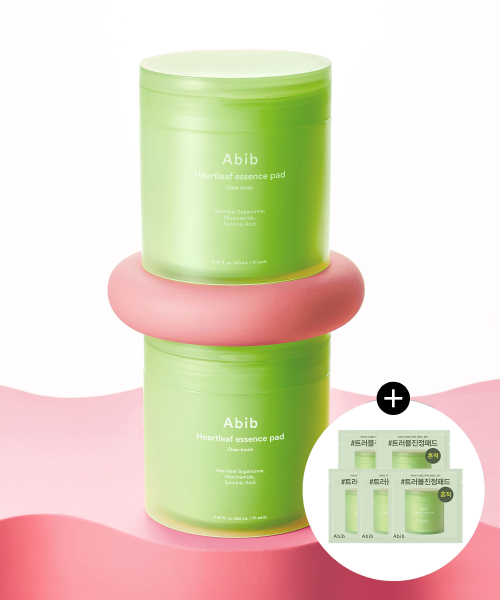 Abib [2-Pack] Heartleaf Spot Essence Pad Clear Touch 70 Pads