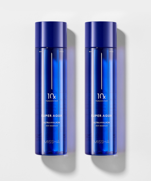 MISSHA 【2入組】Super Aqua Ultra Hyalron Skin Essence 精華化妝水 200ml