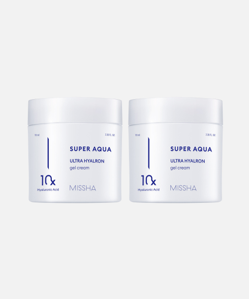 MISSHA 【2入組】Super Aqua Ultra Hyalron Gel Cream 凝凍乳霜 70ml(涼感)