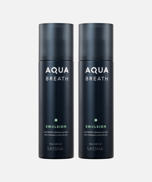 MISSHA 【2入組】For Men Aqua Breath Emulsion 男士乳液 125ml