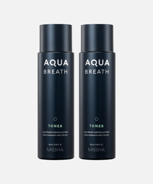 MISSHA 【2入組】For Men Aqua Breath Toner 男士化妝水 195ml