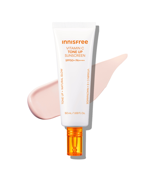 INNISFREE [2-Pack] Vita C Dark Spot Tone-Up Sunscreen SPF50+ PA++++ 50mL image 2