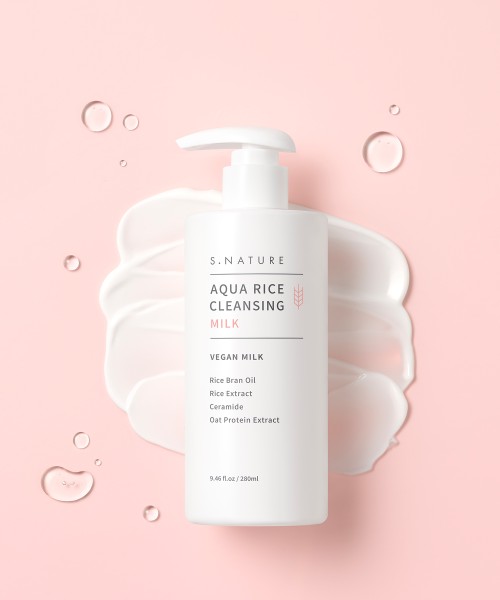 S.NATURE アクア ライス クレンジングミルク 280ml 画像 2