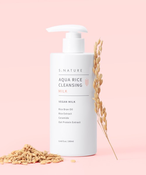 S.NATURE アクア ライス クレンジングミルク 280ml 画像 3