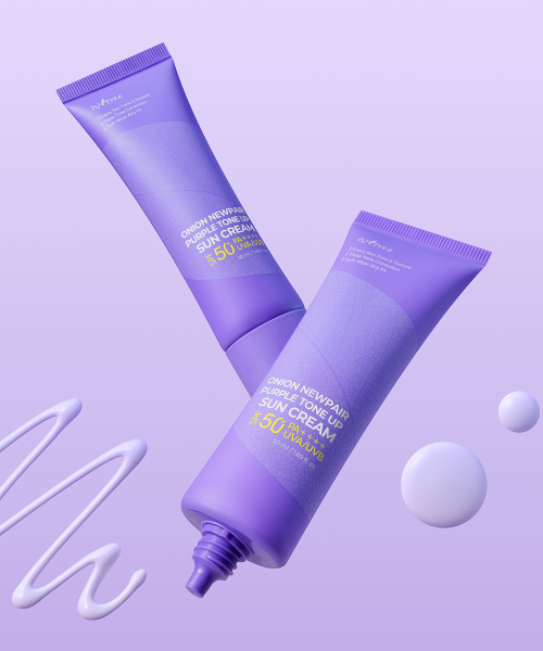 Isntree オニオン ニューペア パープル トーンアップ サンクリーム 50ml