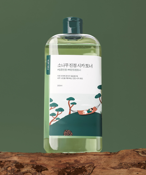 포 맨 소나무 진정 시카 토너 대용량 300ml