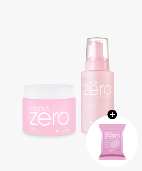 BANILACO Clean it Zero Original Cleansing Balm 180ml + Bubble Cleanser 300ml