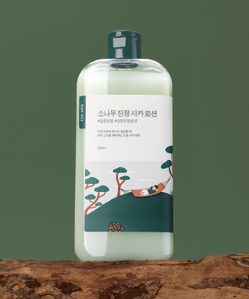ROUND LAB フォー メン 松 カーミング シカ トナー ローション 大容量 2種 セット(+トナー/ローション 20ml プレゼント) 画像 3
