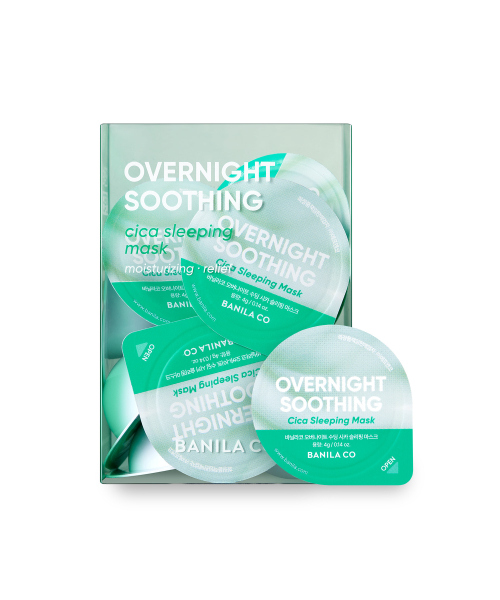BANILACO Overnight Soothing Cica Sleeping Mask Travel Kit 4g x 12 image 4