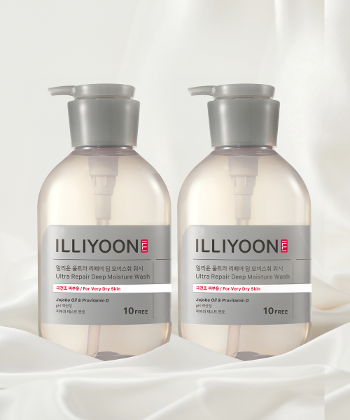 illiyoon ウルトラ リペア ディープ モイスチャー ウォッシュ 500ml 2入り 画像 1