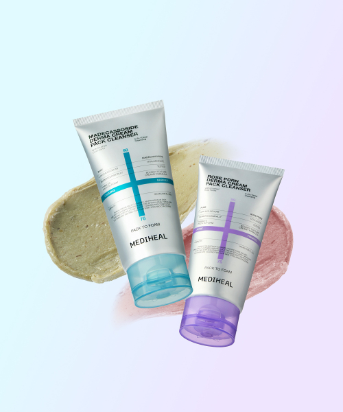 MEDIHEAL 더마 크림 팩 클렌저 120ml_마데카소사이드 [진정 장벽] 이미지 6