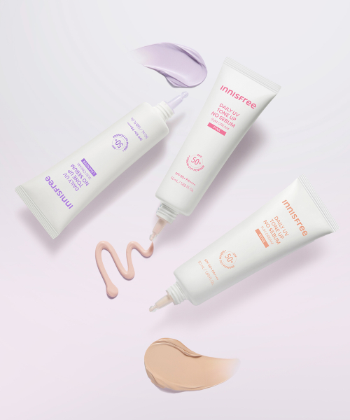 INNISFREE [2-Pack] Daily UV Tone-Up No Sebum Sunscreen Lavender image 3