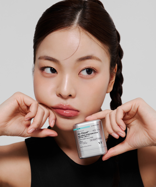VT COSMETICS [2개SET] VT 에어 클라우드 밸런스 레이어 선스틱 (+선스틱 키링,구름파우치,피디알엔 베리어 클렌저 50ml) 이미지 4