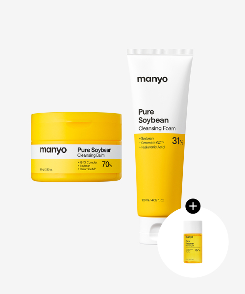 퓨어 소이빈 클렌징 밤 80ml+폼 120ml 2종 SET (+클렌징 오일 25ml 증정)