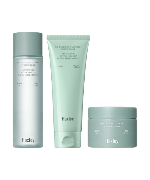 HUXLEY [クレンジング SET] リバウンシング トナー+リバウンシング クリーム+リバウンシング クレンジング