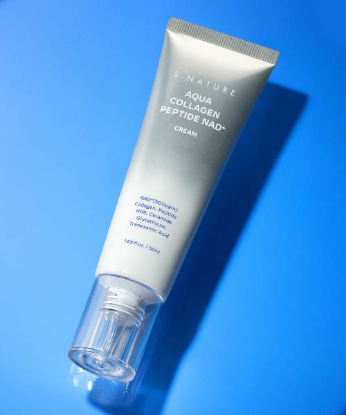 S.NATURE 아쿠아 콜라겐 펩타이드 NAD+ 크림 50ml 이미지 2