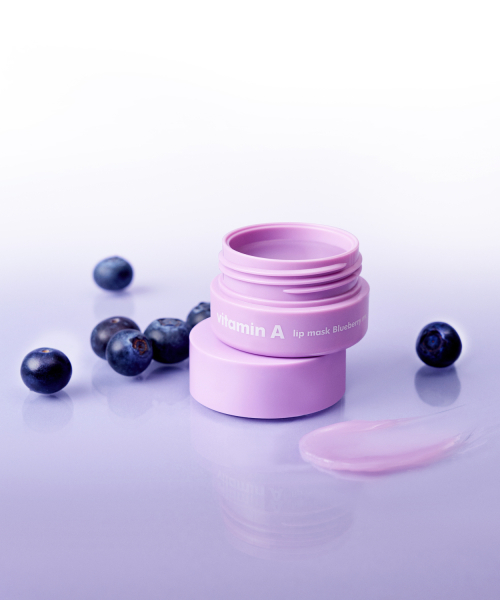 THE FACE SHOP ลิปมาส์ก Vitamin A Lip Mask Blueberry