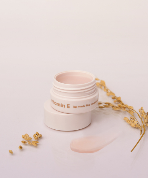 THE FACE SHOP ลิปมาส์ก Vitamin E Lip Mask Rice