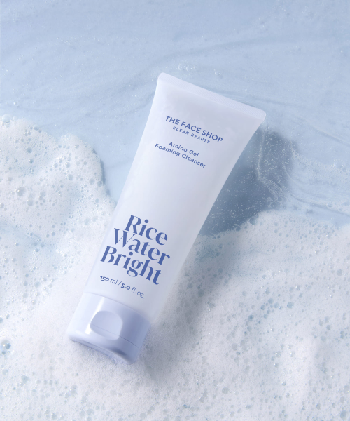THE FACE SHOP Rice Water Bright Amino Gel Foaming Cleanser 150ml image 1