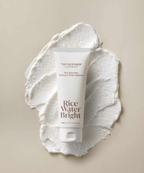 THE FACE SHOP Rice Water Bright Rice Bran Pore Peeling to Foam 150g