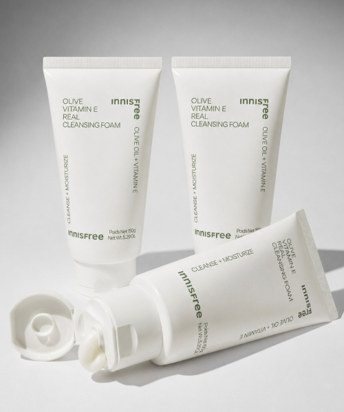 INNISFREE オリーブ ビタミン E リアル クレンジング フォーム 150g 3個