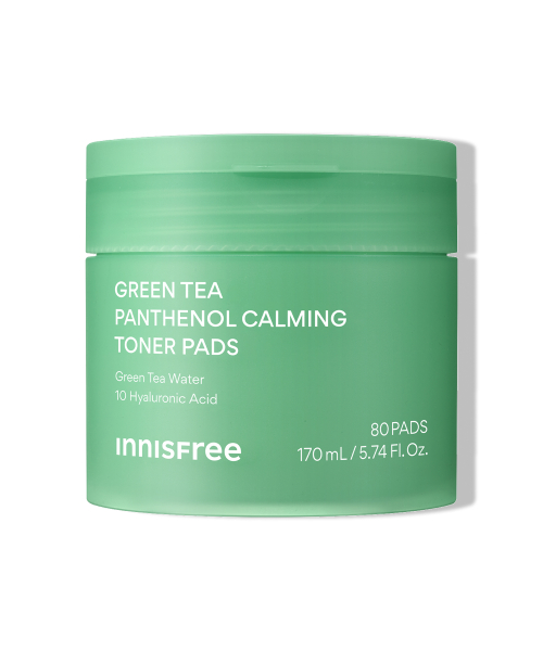 INNISFREE Green Tea Panthenol Calming Toner Pad 80 Pads image 2