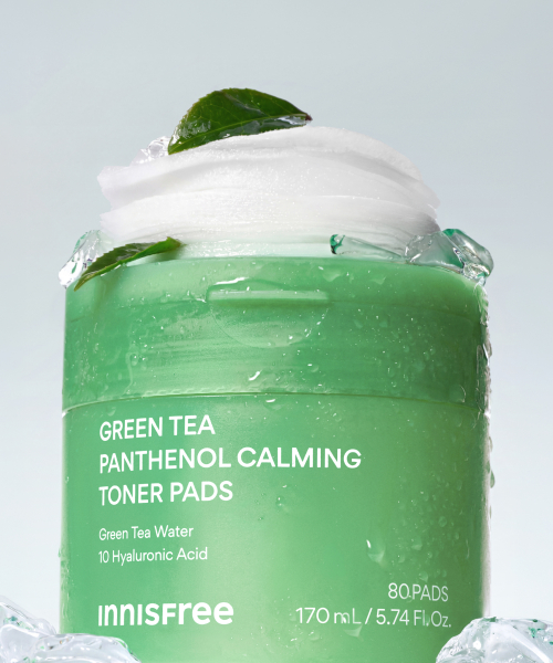 INNISFREE Green Tea Panthenol Calming Toner Pad 80 Pads