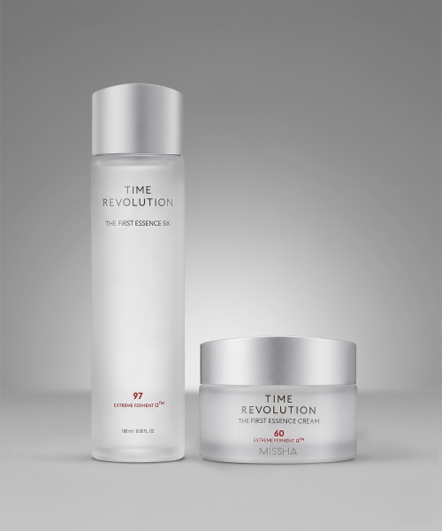 MISSHA [Set] Time Revolution The First Essence 180ml + Cream 50ml