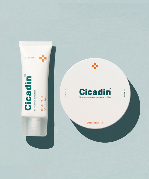 MISSHA [Set] Cicadin Rescue Mega Cushion 25g + Sunscreen 40ml