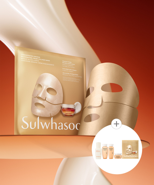 SULWHASOO มาส์กแผ่น Concentrated Ginseng Rejuvenating Collagen Mask 5 แผ่น